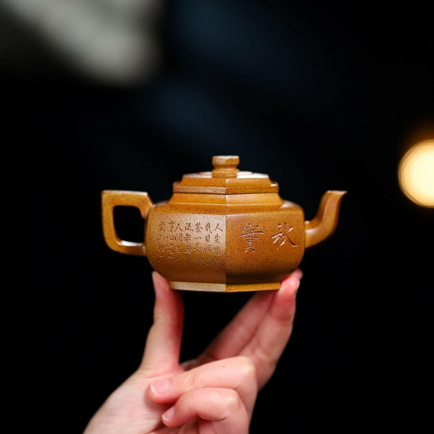 Liu Fang Xue Hua 160cc - Yixing Handmade Teapot 江苏宜兴