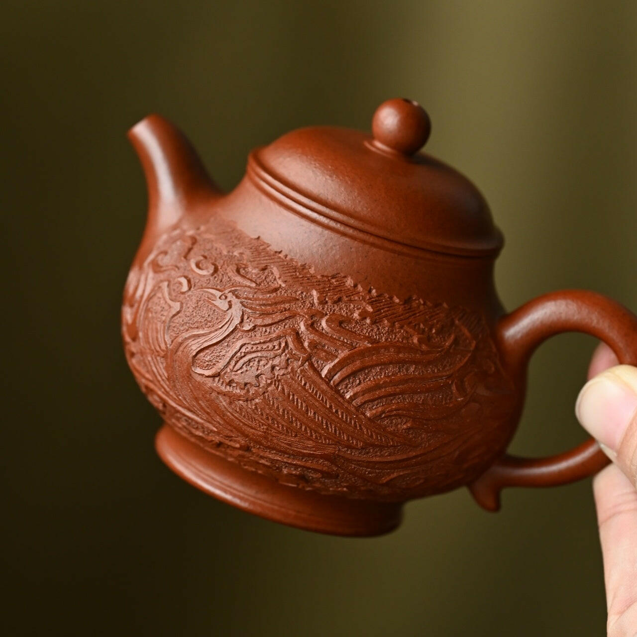 Pan Hu 150cc - Yixing Handmade Teapot 江苏宜兴