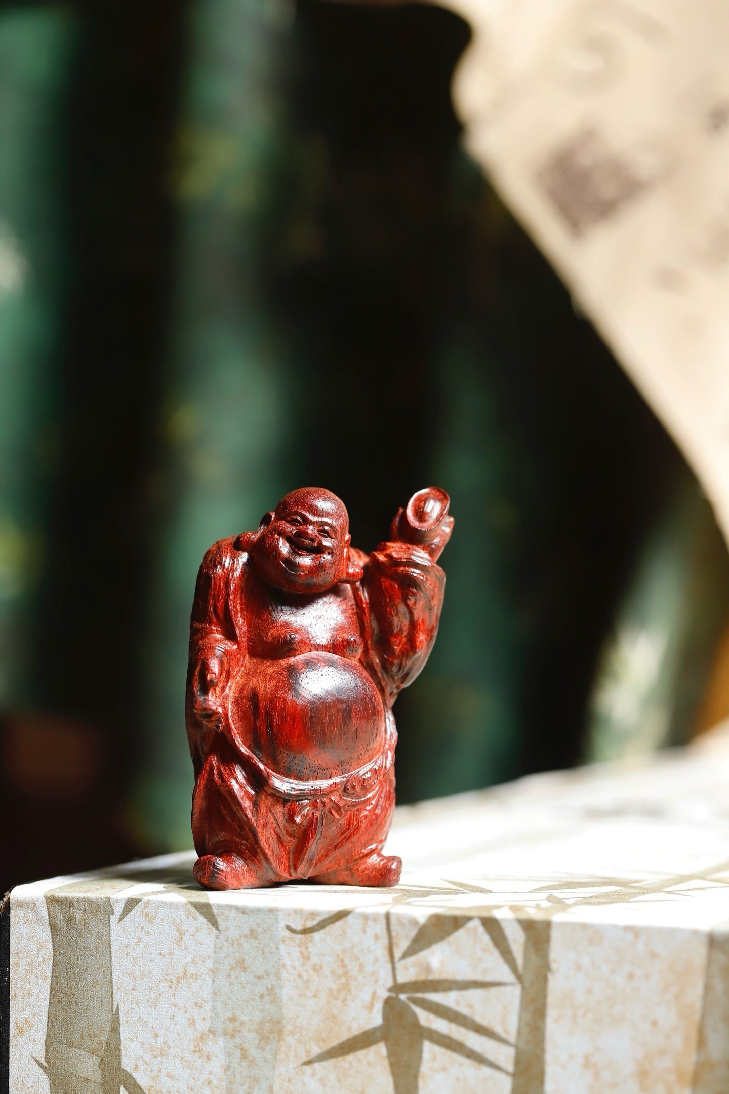 Yuan Bao Mi Le - Wood Sculpture zycschina