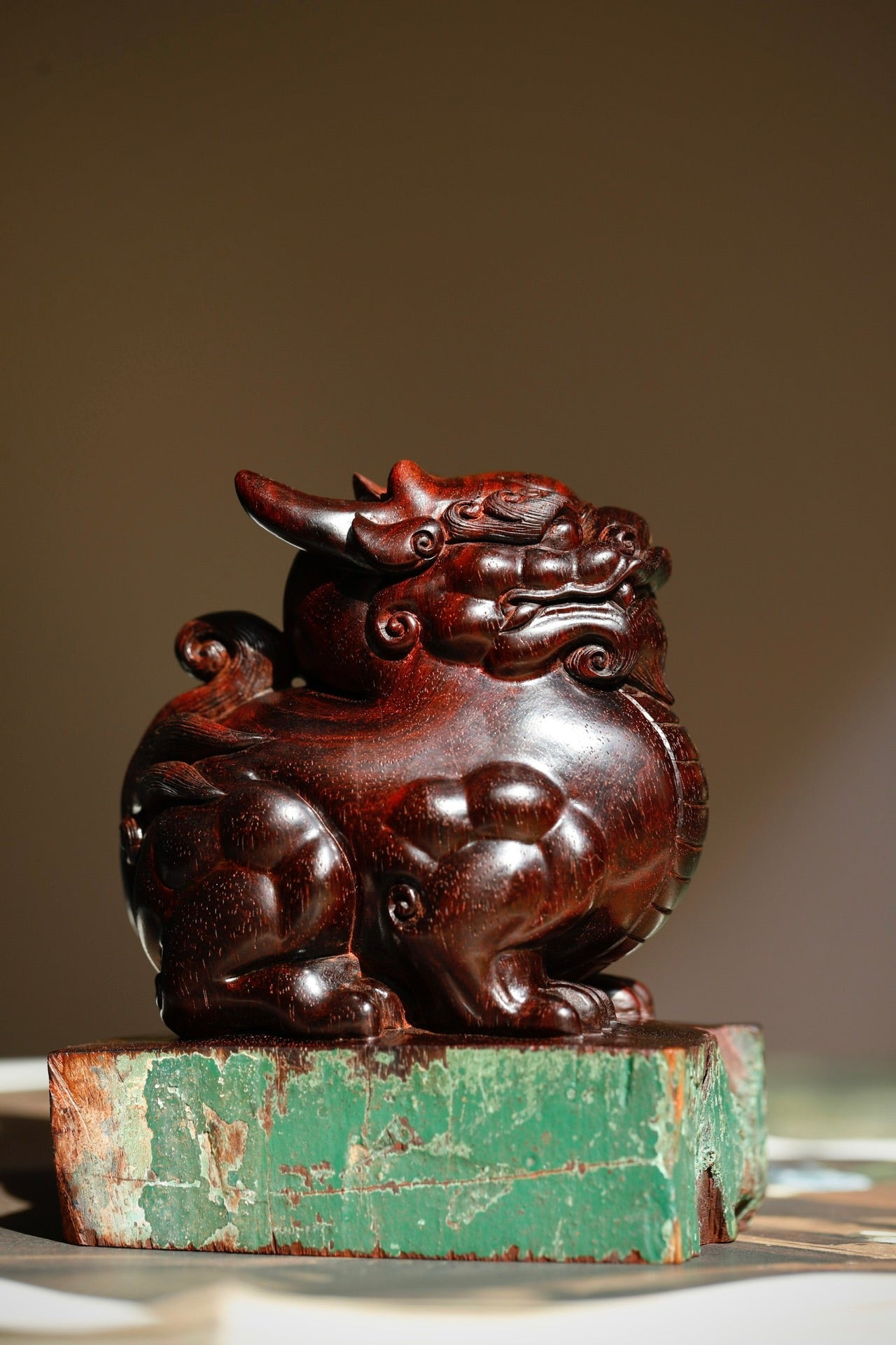 Pi Xiu - Wood Sculpture zycschina