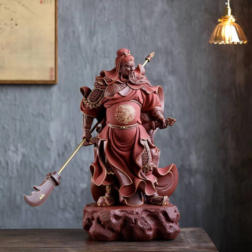 Guan Gong - Zisha Sculpture 江苏宜兴