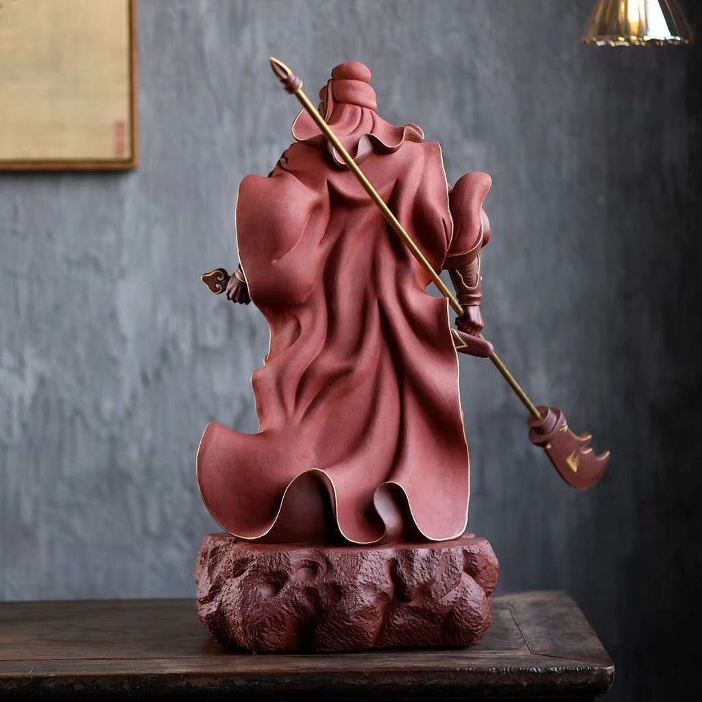 Guan Gong - Zisha Sculpture 江苏宜兴