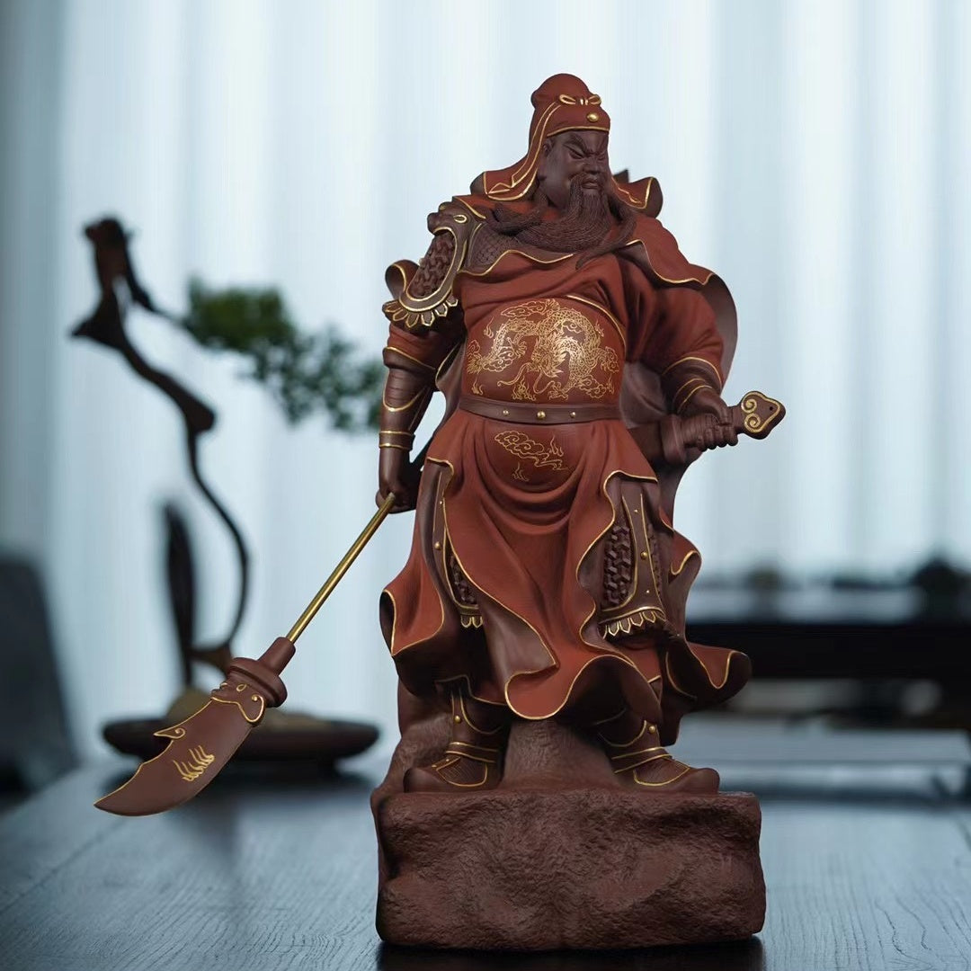 Wu Cai Shen - Zisha Sculpture 江苏宜兴