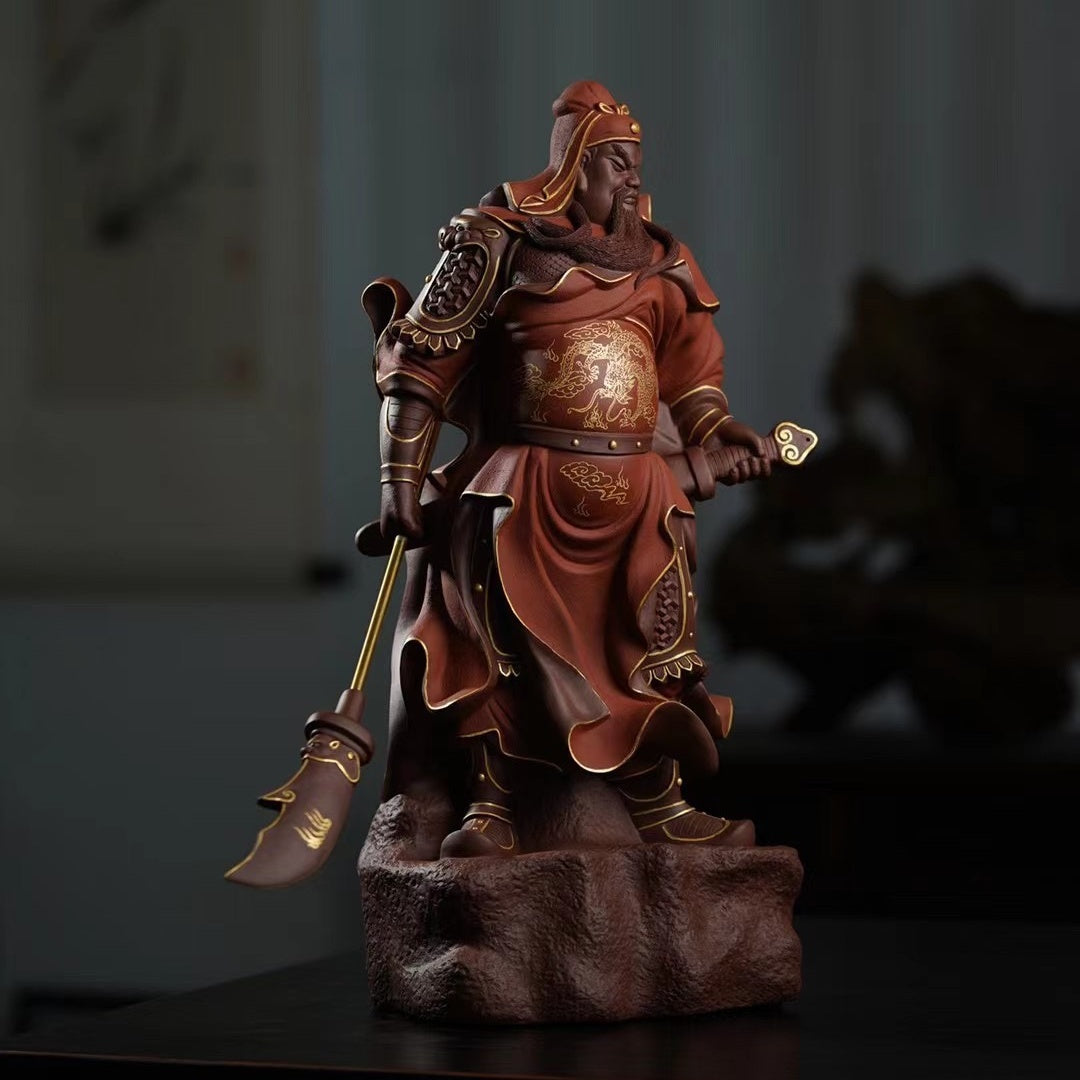 Wu Cai Shen - Zisha Sculpture 江苏宜兴