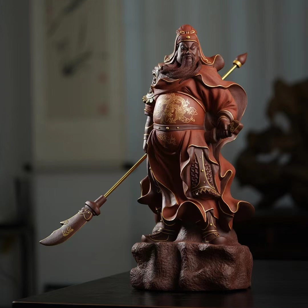 Wu Cai Shen - Zisha Sculpture 江苏宜兴