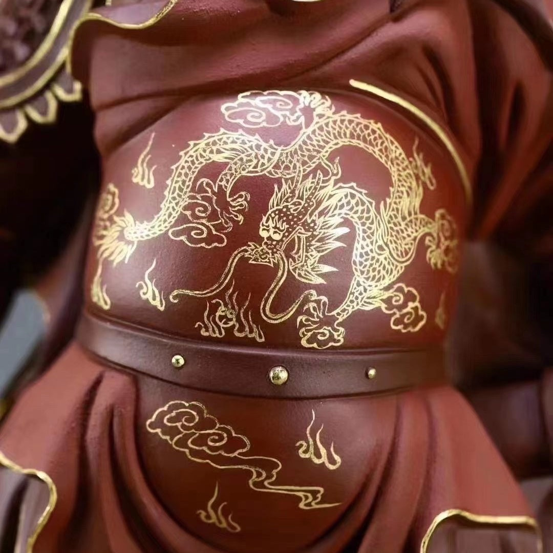Wu Cai Shen - Zisha Sculpture 江苏宜兴