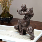 Fu Hu Luo Han - Zisha Sculpture zycschina