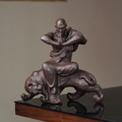 Fu Hu Luo Han - Zisha Sculpture zycschina