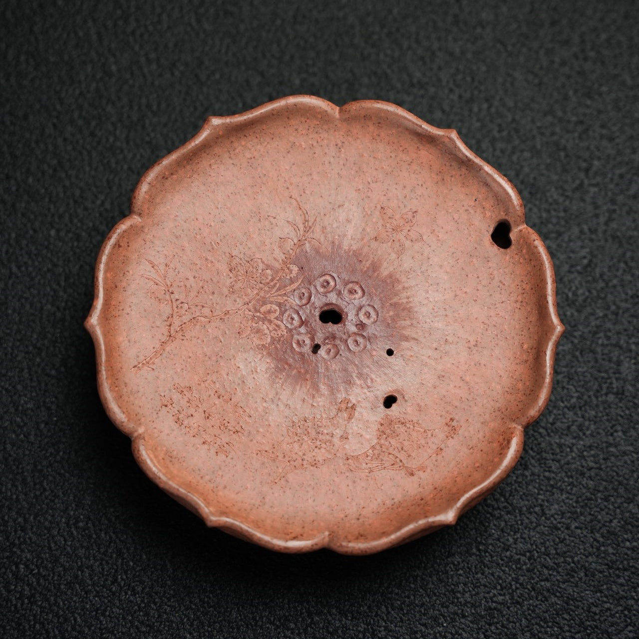 Ling Hua - Yixing Handmade Dry Bubble Tray 江苏宜兴