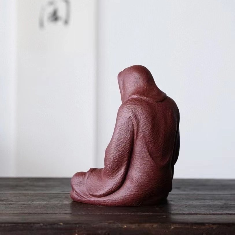 Da Mo Wu Dao - Zisha Sculpture 江苏宜兴