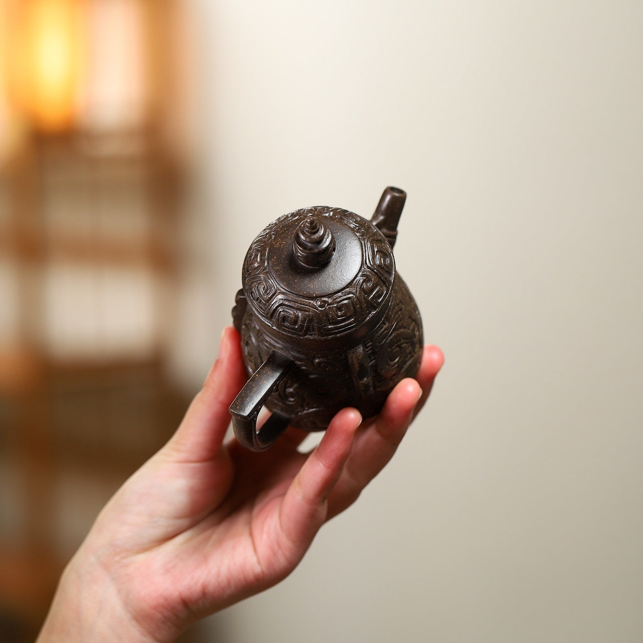 San Tan Ying Yue 130cc - Yixing Handmade Teapot 江苏宜兴