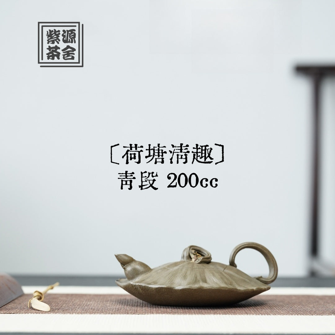 He Tang Qing Qu 200cc - Yixing Handmade Teapot 江苏宜兴