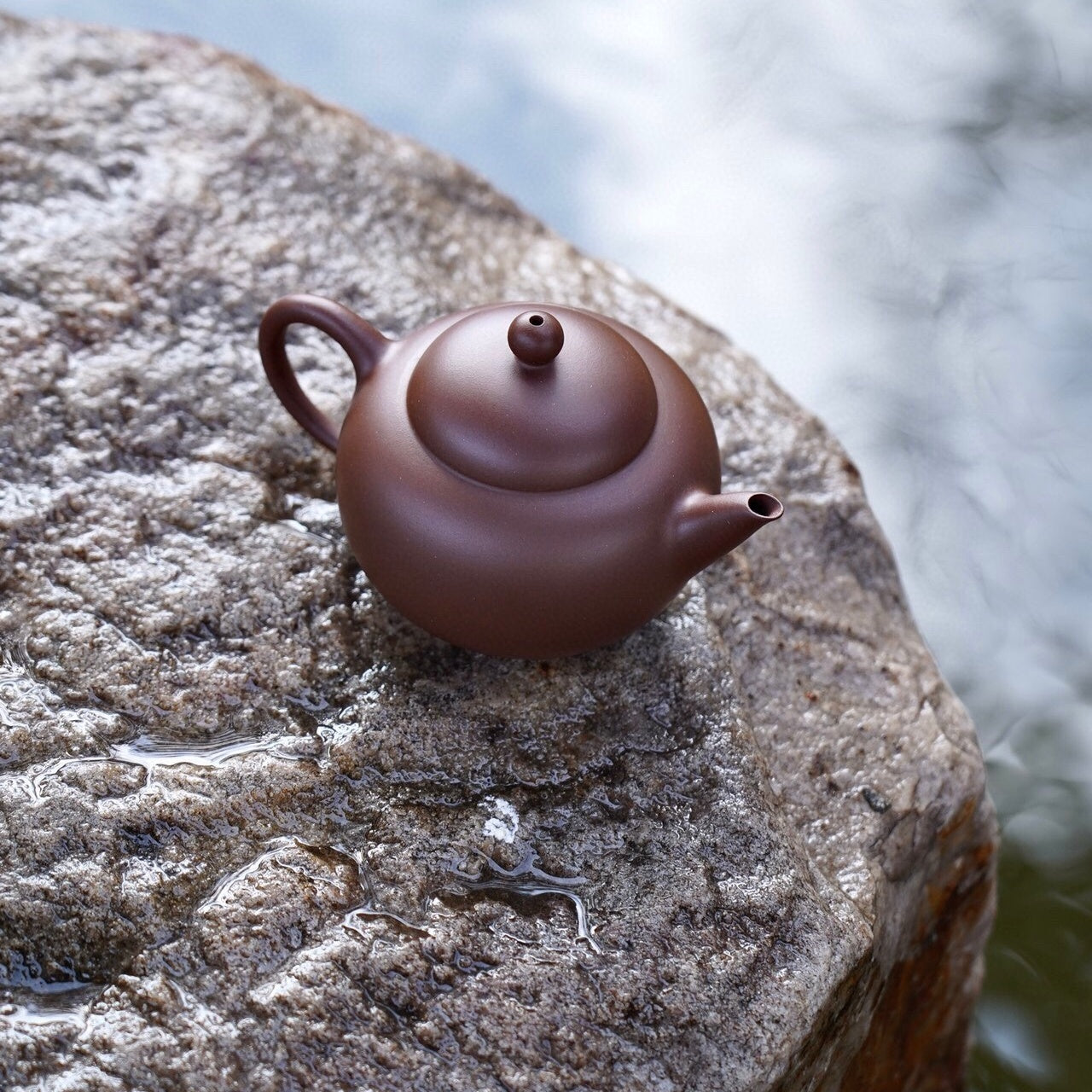 Zhu Hua Shui Ping 180cc - Yixing Handmade Teapot 江苏宜兴