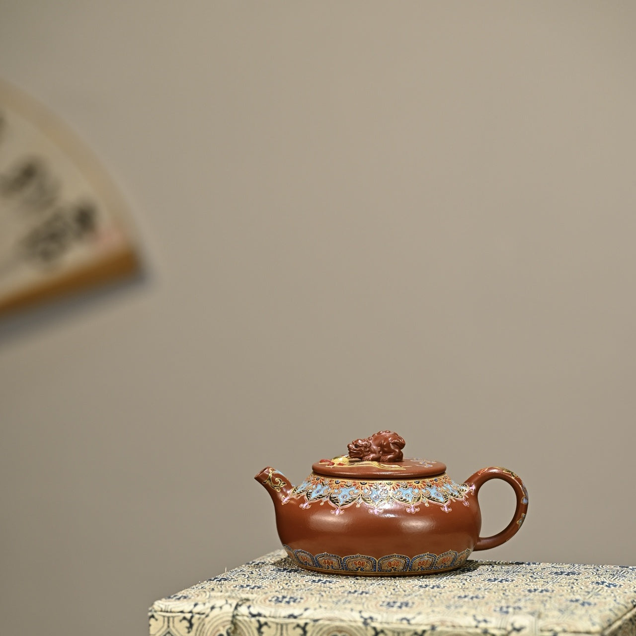 Jin Xiu Shi Qiu 210cc - Yixing Handmade Teapot 江苏宜兴