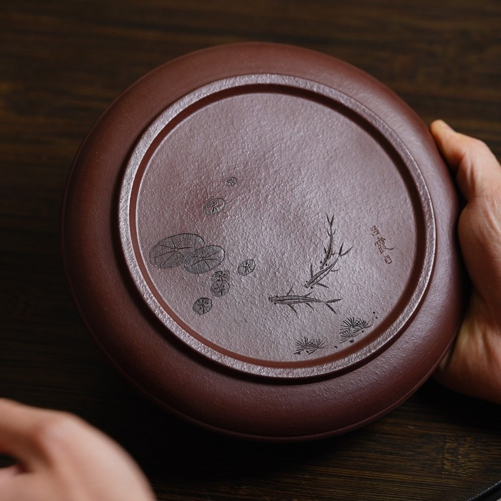 Jin Yu Man Tang - Yixing Handmade Dry Bubble Tray 江苏宜兴