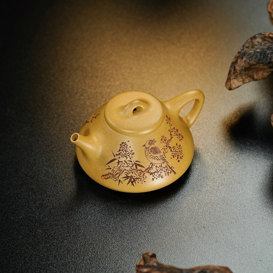 Zi Ye Shi Piao 120cc - Yixing Handmade Teapot 江苏宜兴