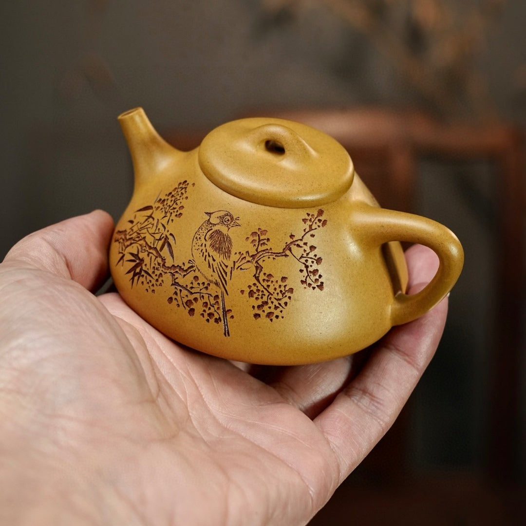 Zi Ye Shi Piao 120cc - Yixing Handmade Teapot 江苏宜兴