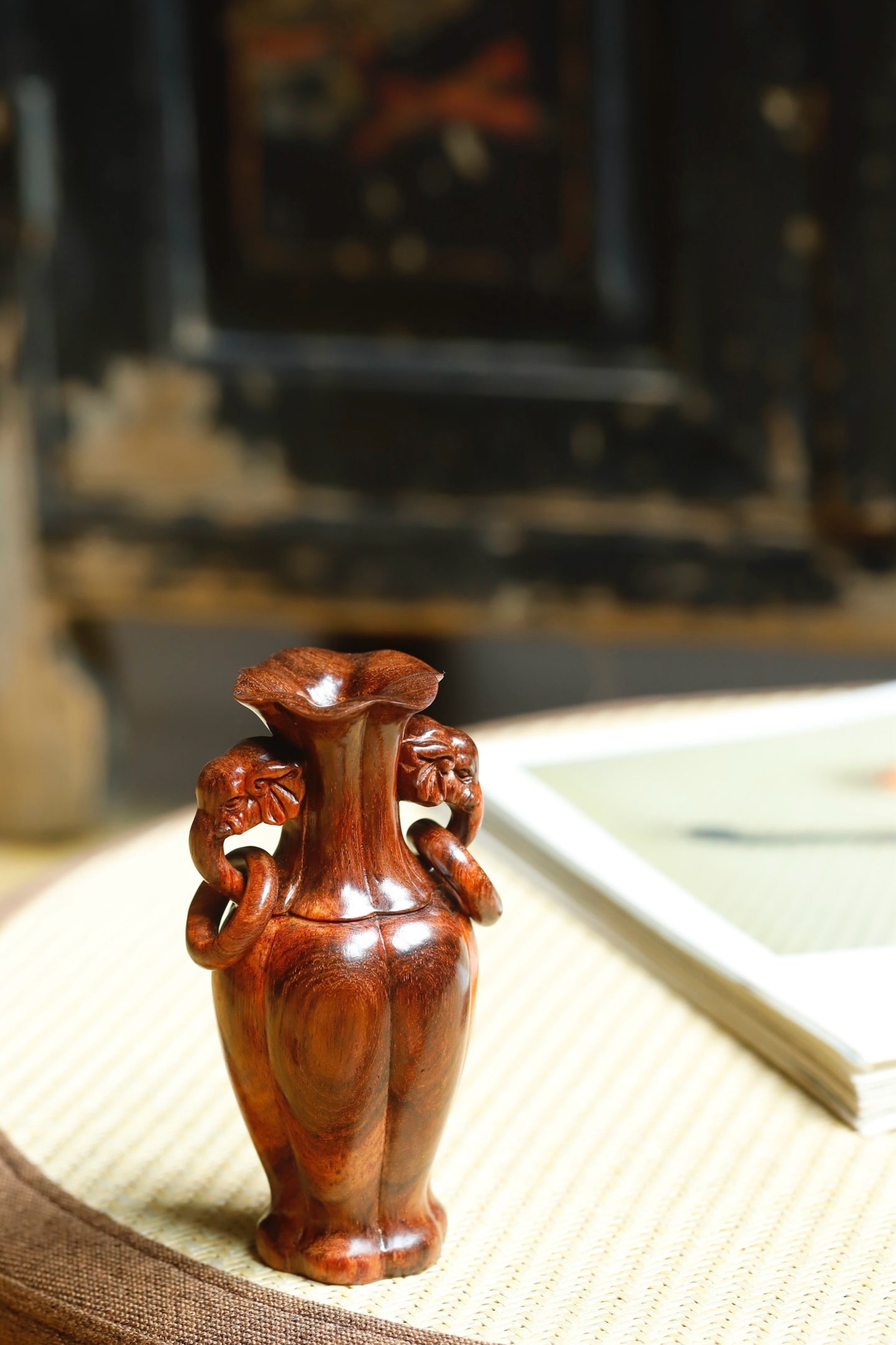 Ji Xiang Ru Yi - Wood Sculpture zycschina