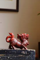Zhao Cai Qi Lin - Wood Sculpture zycschina