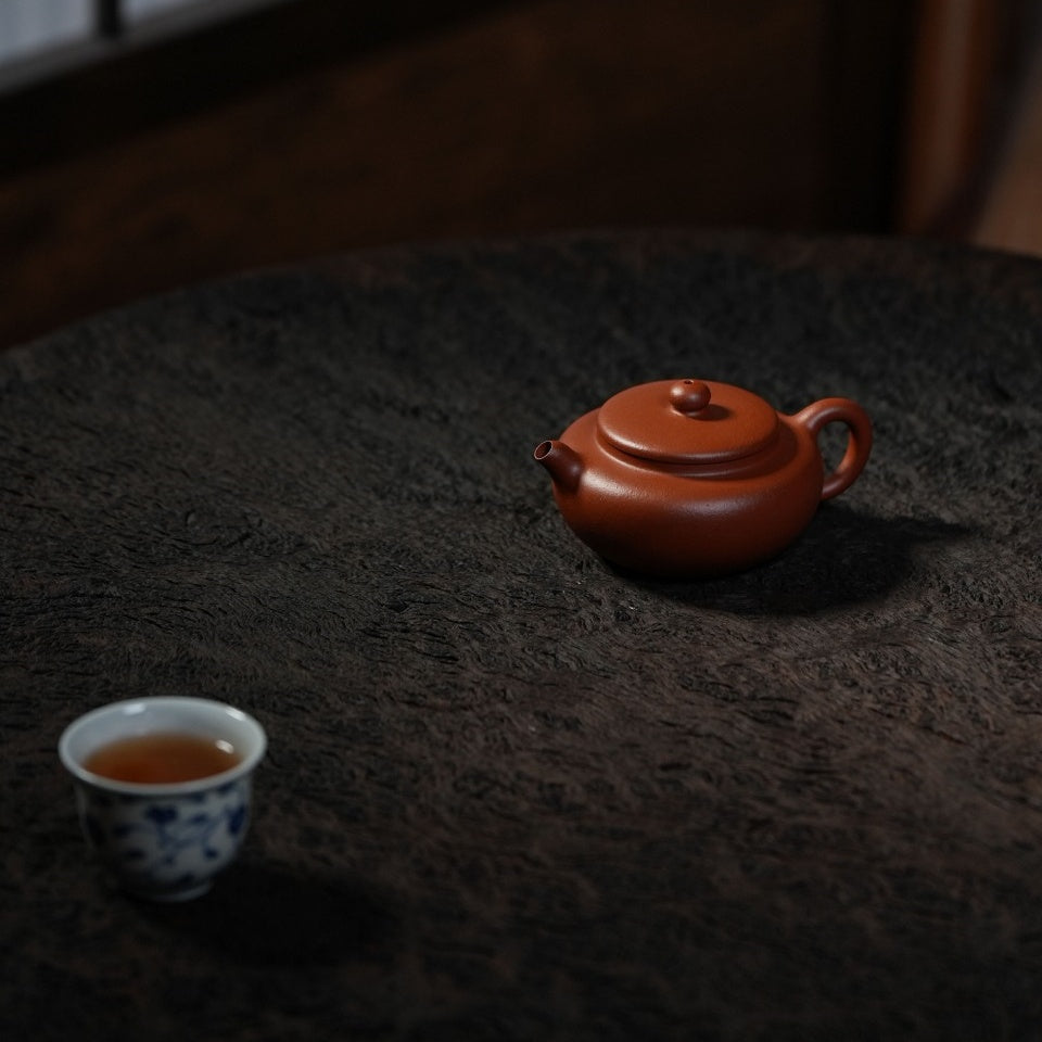 Ping Gai Yuan Hu 110cc - Yixing Handmade Teapot 江苏宜兴
