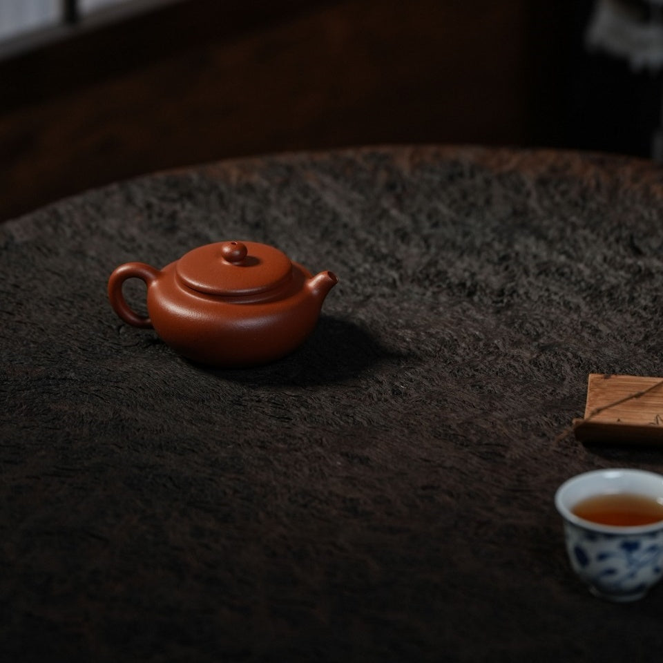 Ping Gai Yuan Hu 110cc - Yixing Handmade Teapot 江苏宜兴