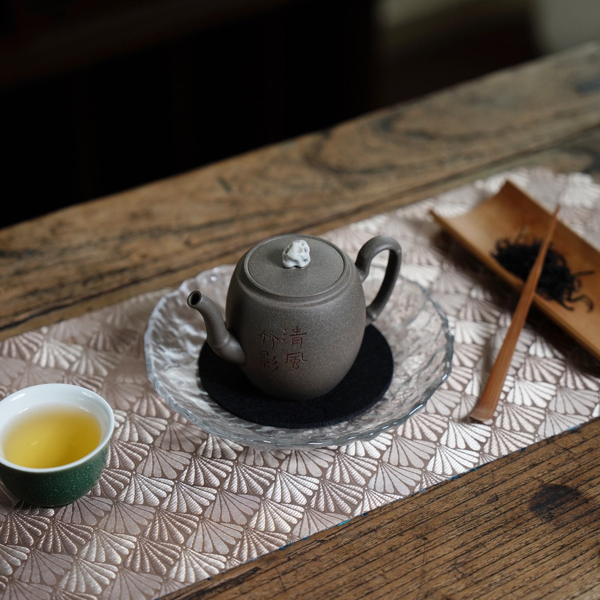 Qing Zhu 160cc - Yixing Handmade Teapot.