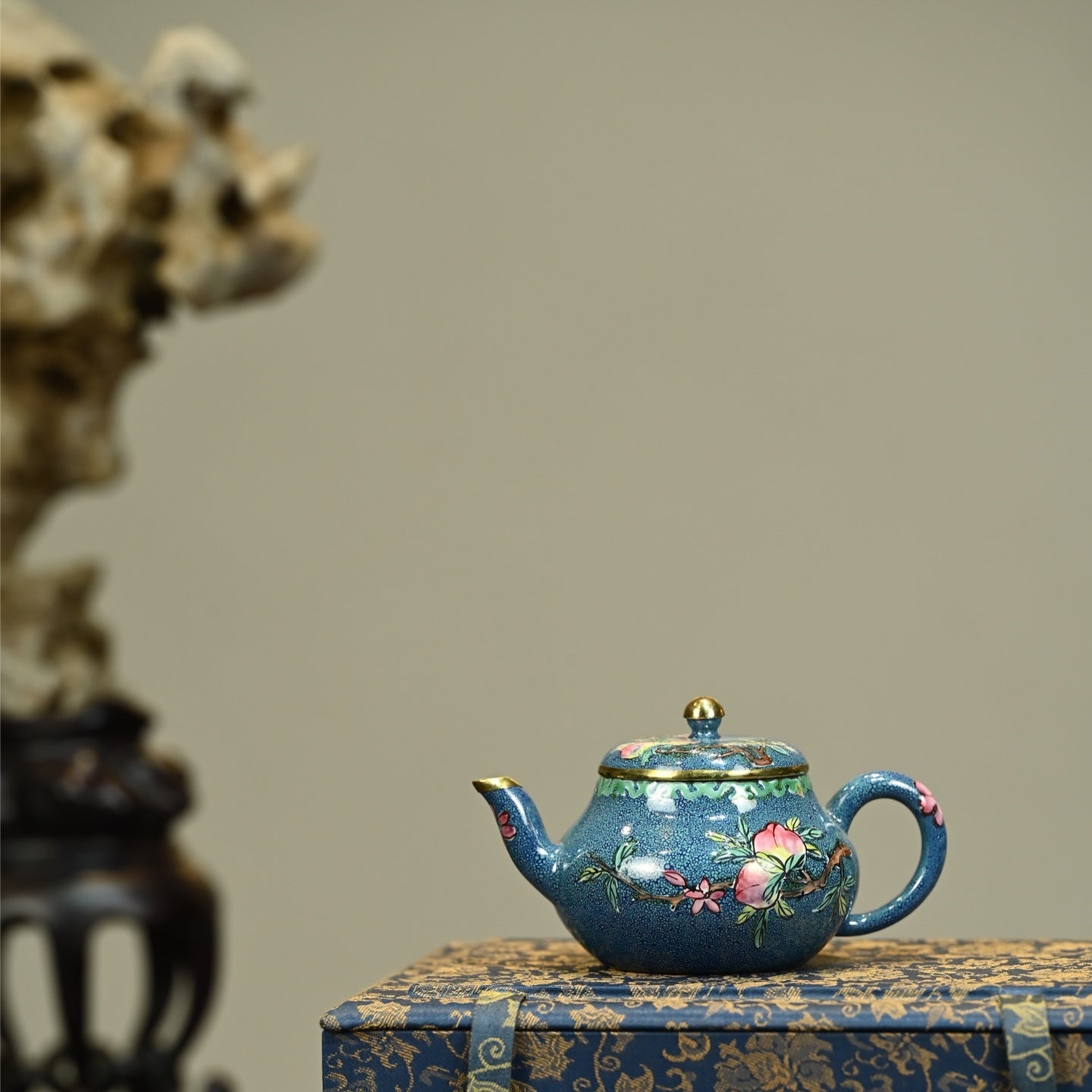 Jun De 130cc - Yixing Handmade Teapot.