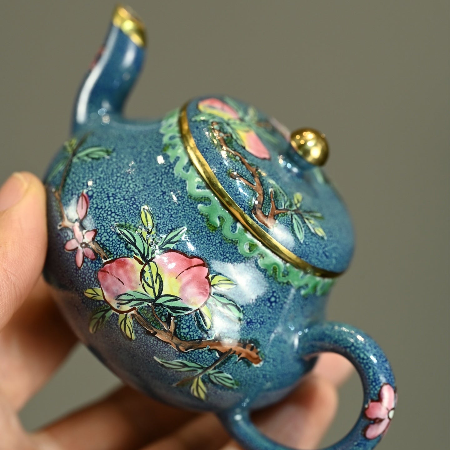Jun De 130cc - Yixing Handmade Teapot.