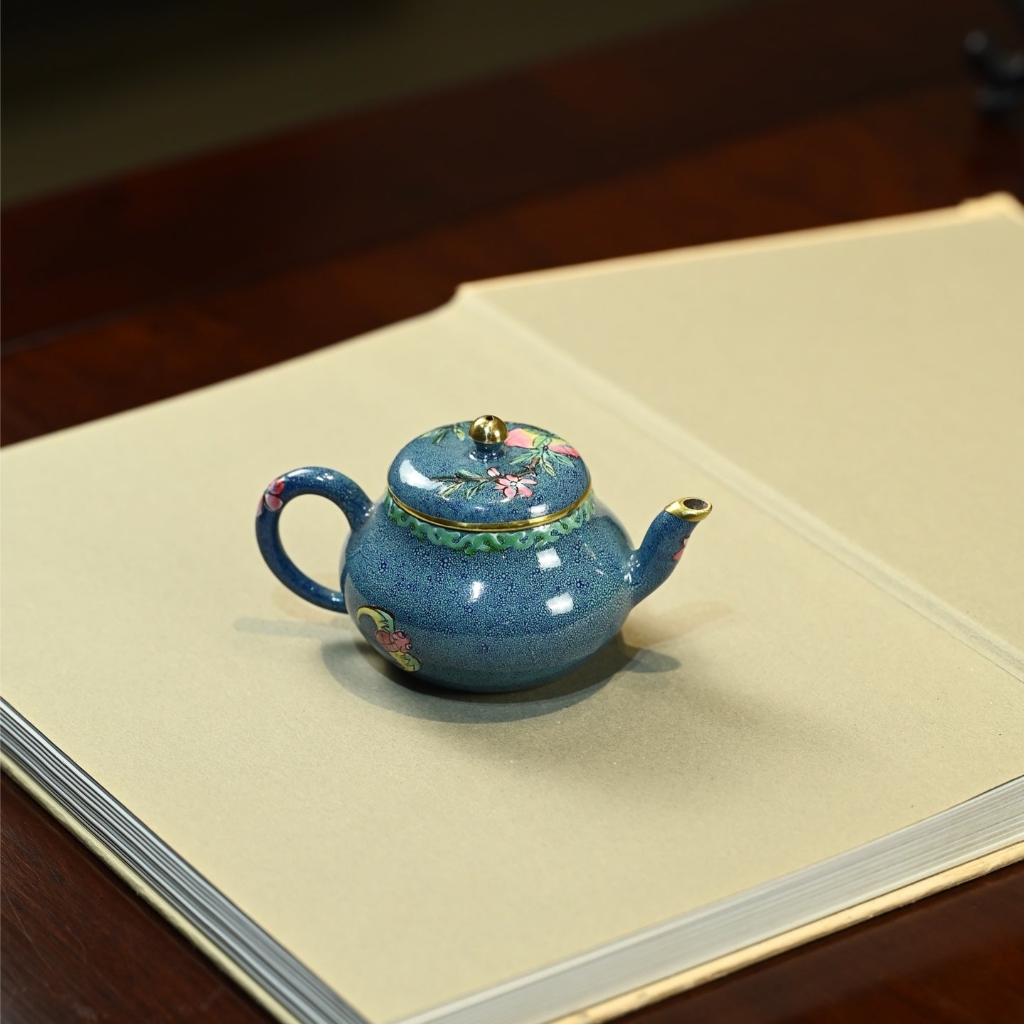 Jun De 130cc - Yixing Handmade Teapot.