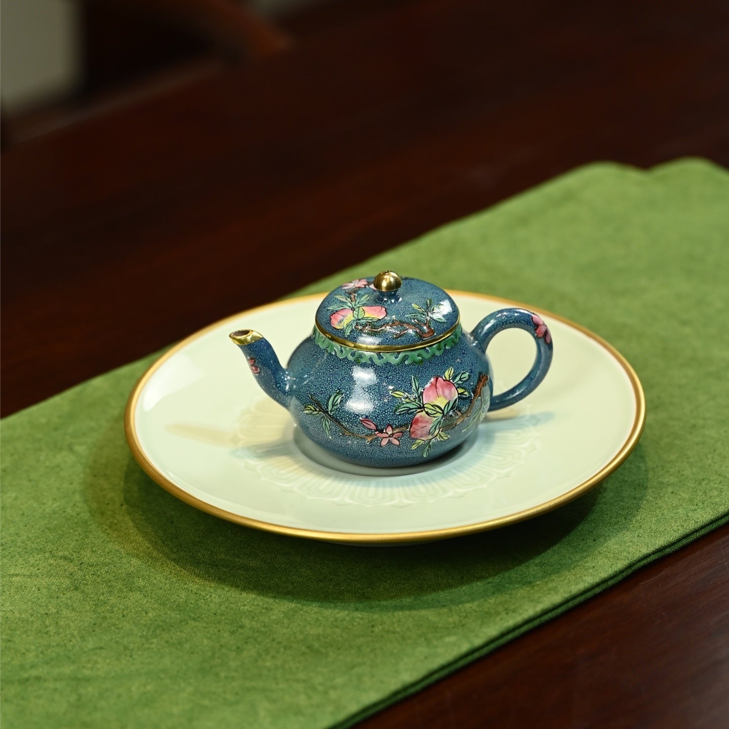 Jun De 130cc - Yixing Handmade Teapot.