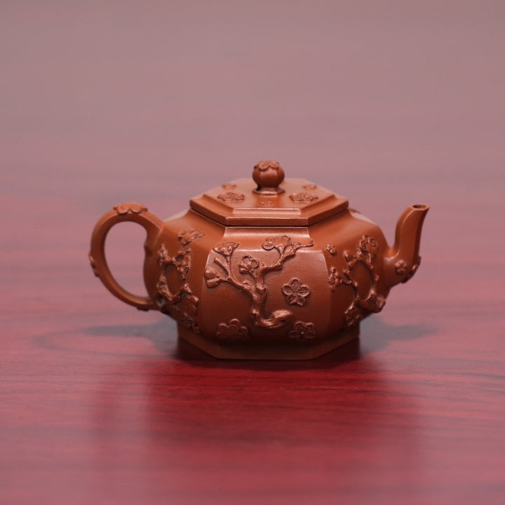 Liu Fang Xue Hua 120cc - Yixing Handmade Teapot.