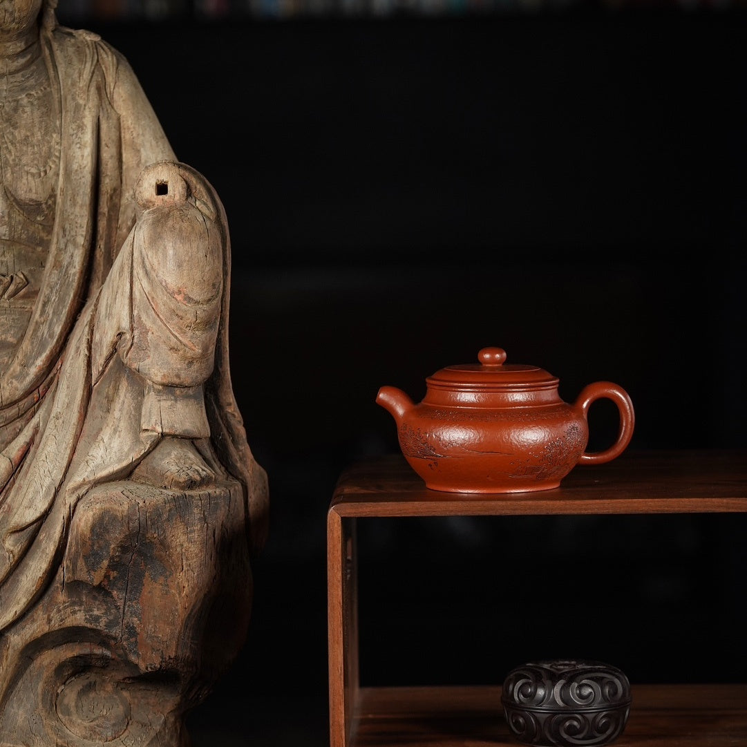 Shuang Xian Fang Gu 280cc - Yixing Handmade Teapot.