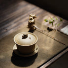 Tai Hu Shi 200cc - Yixing Handmade Gaiwan.