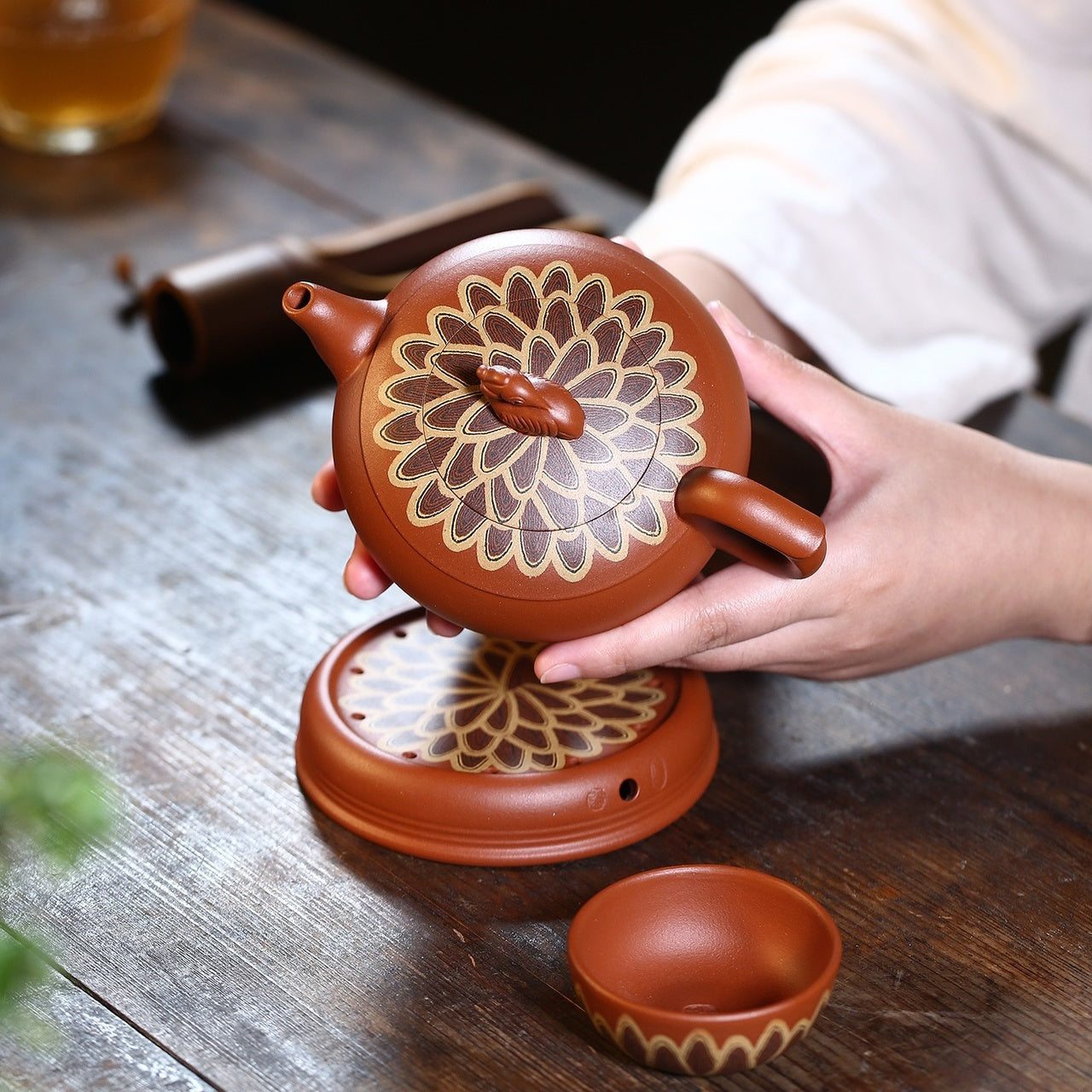 Jin Kong Qie 280cc Set - Yixing Handmade Teapot 江苏宜兴