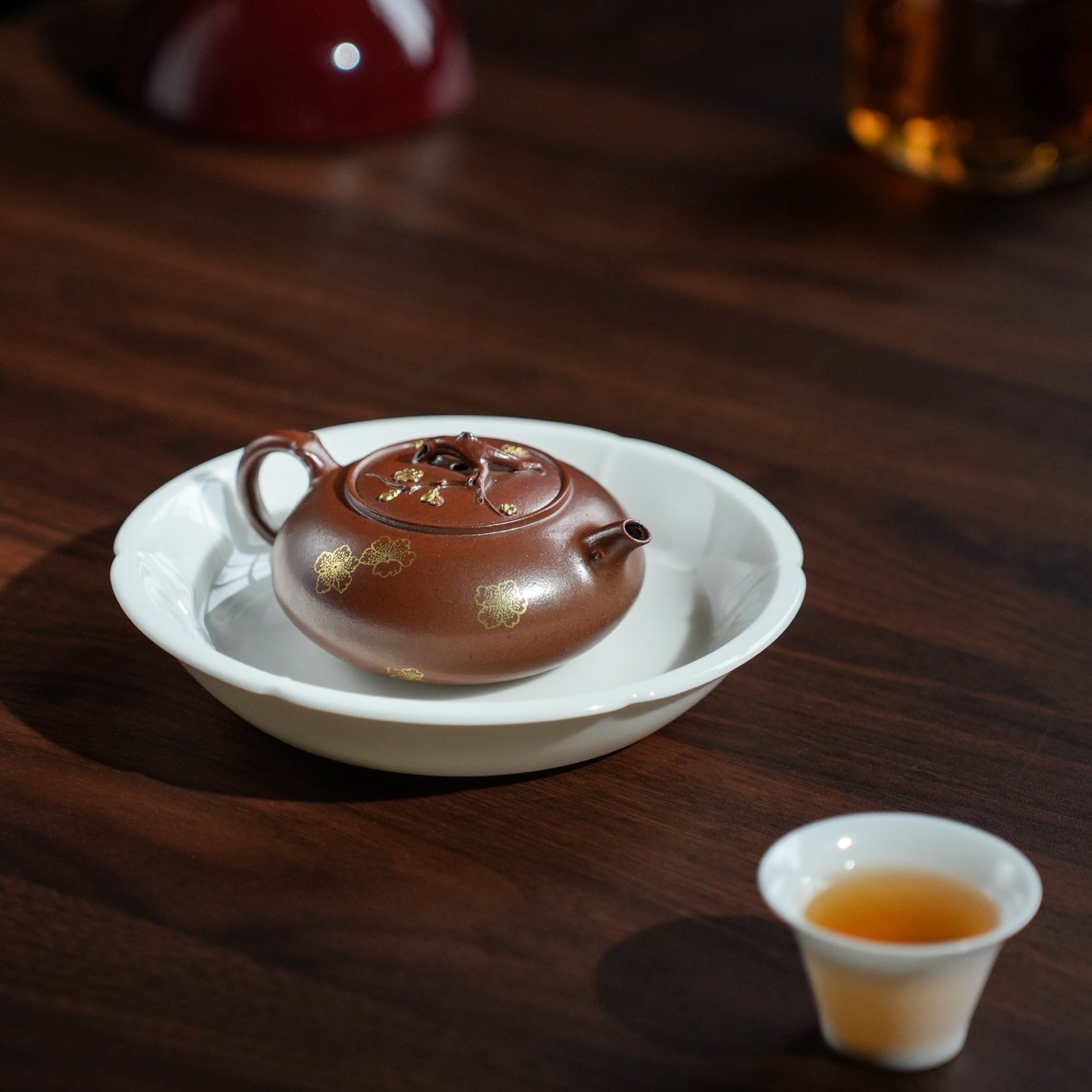 Man Qiu 100cc - Yixing Handmade Teapot 江苏宜兴