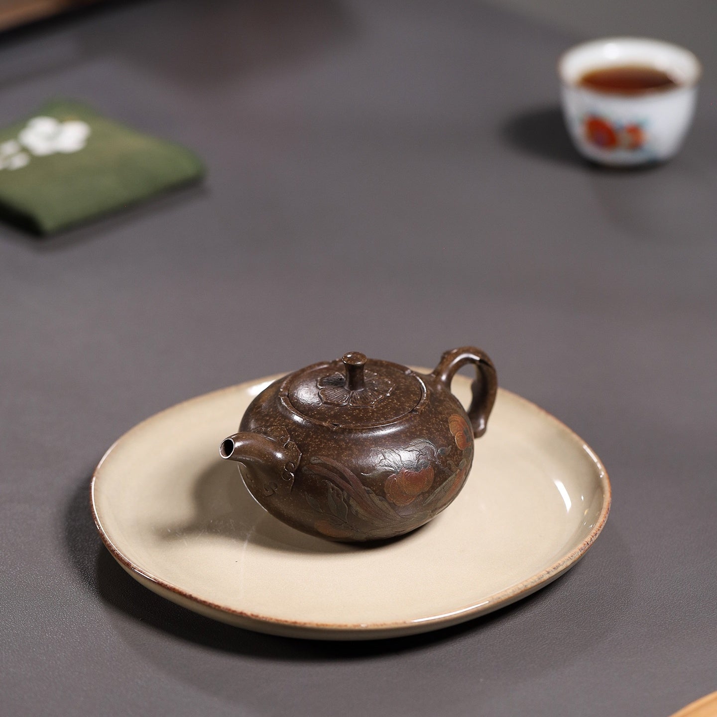 Qiu Shi Set 200cc - Yixing Handmade Teapot 江苏宜兴