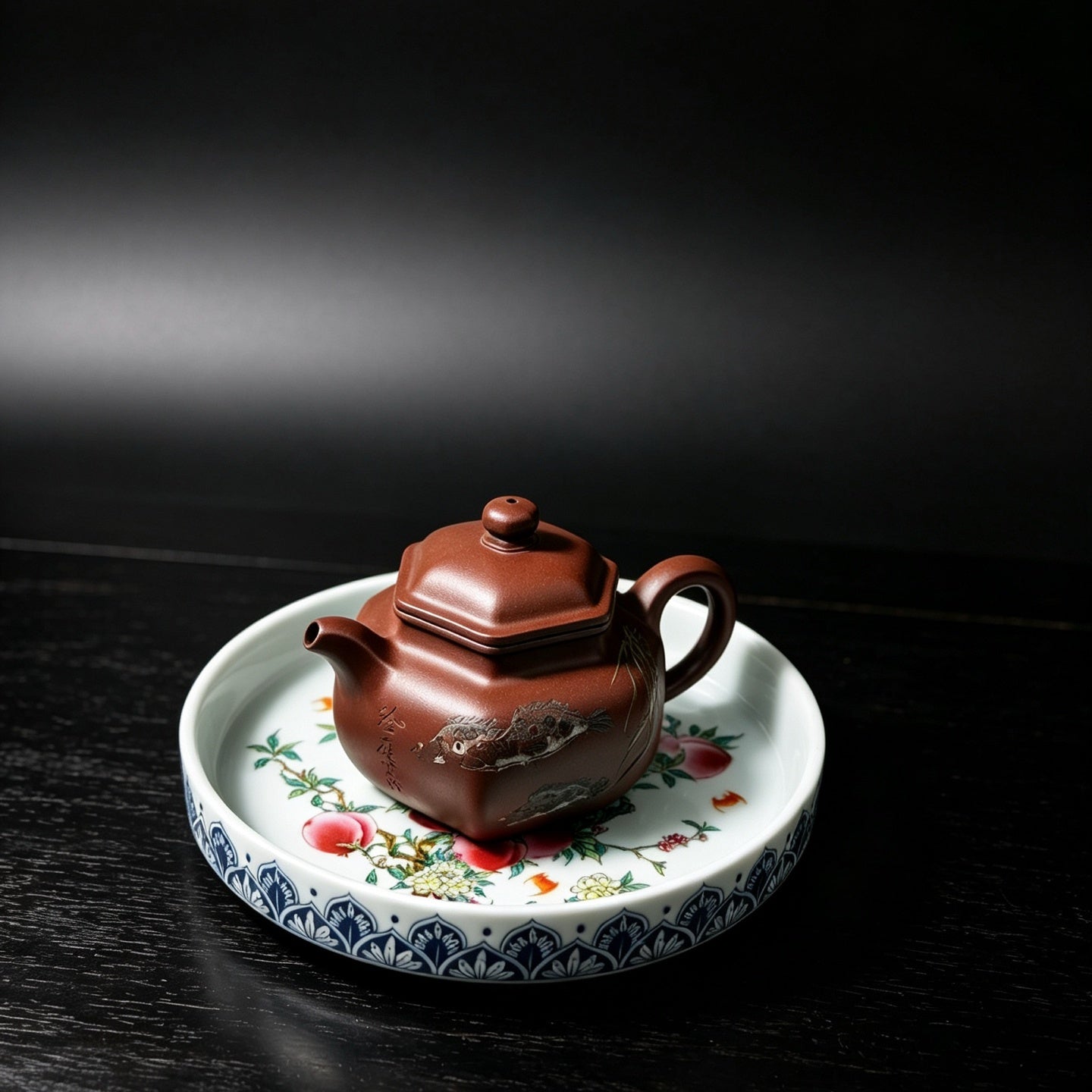 Liu Fang Lian Zi 230cc - Yixing Handmade Teapot 江苏宜兴