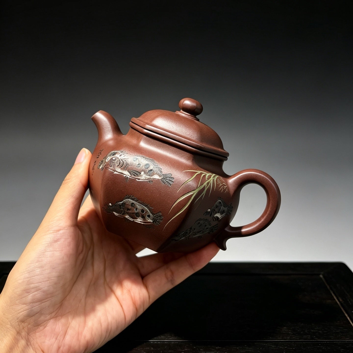 Liu Fang Lian Zi 230cc - Yixing Handmade Teapot 江苏宜兴