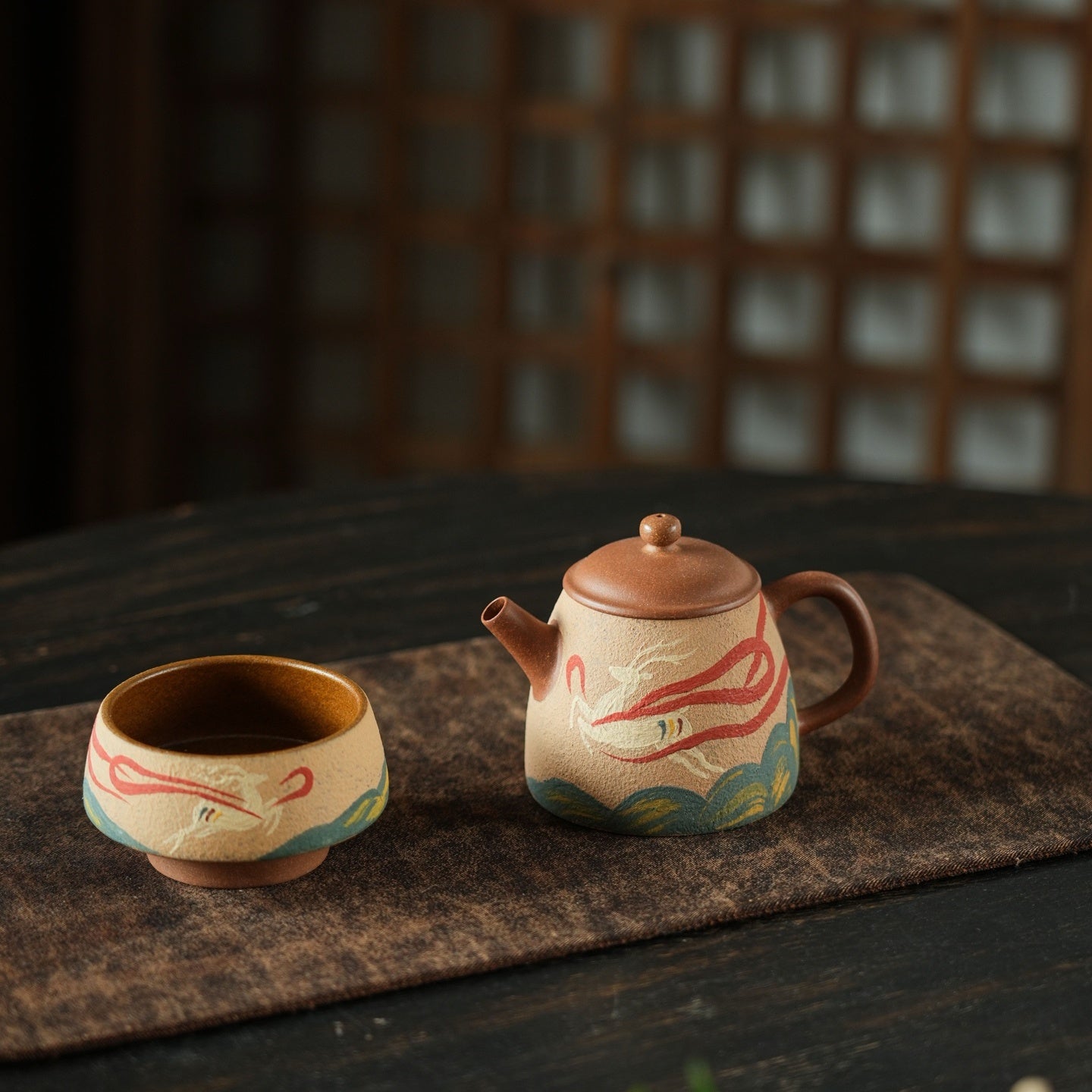 Jiu Se Lu 160cc - Yixing Handmade Teapot 江苏宜兴