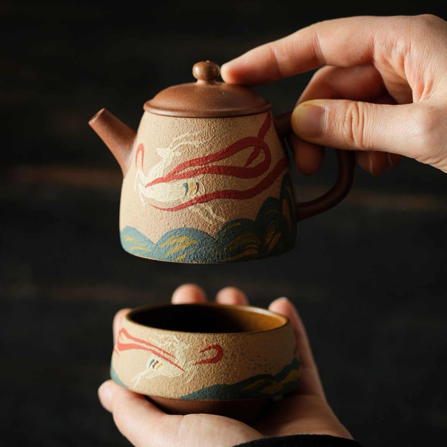 Jiu Se Lu 160cc - Yixing Handmade Teapot 江苏宜兴