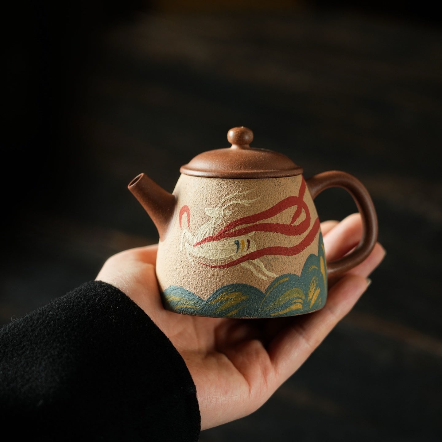 Jiu Se Lu 160cc - Yixing Handmade Teapot 江苏宜兴