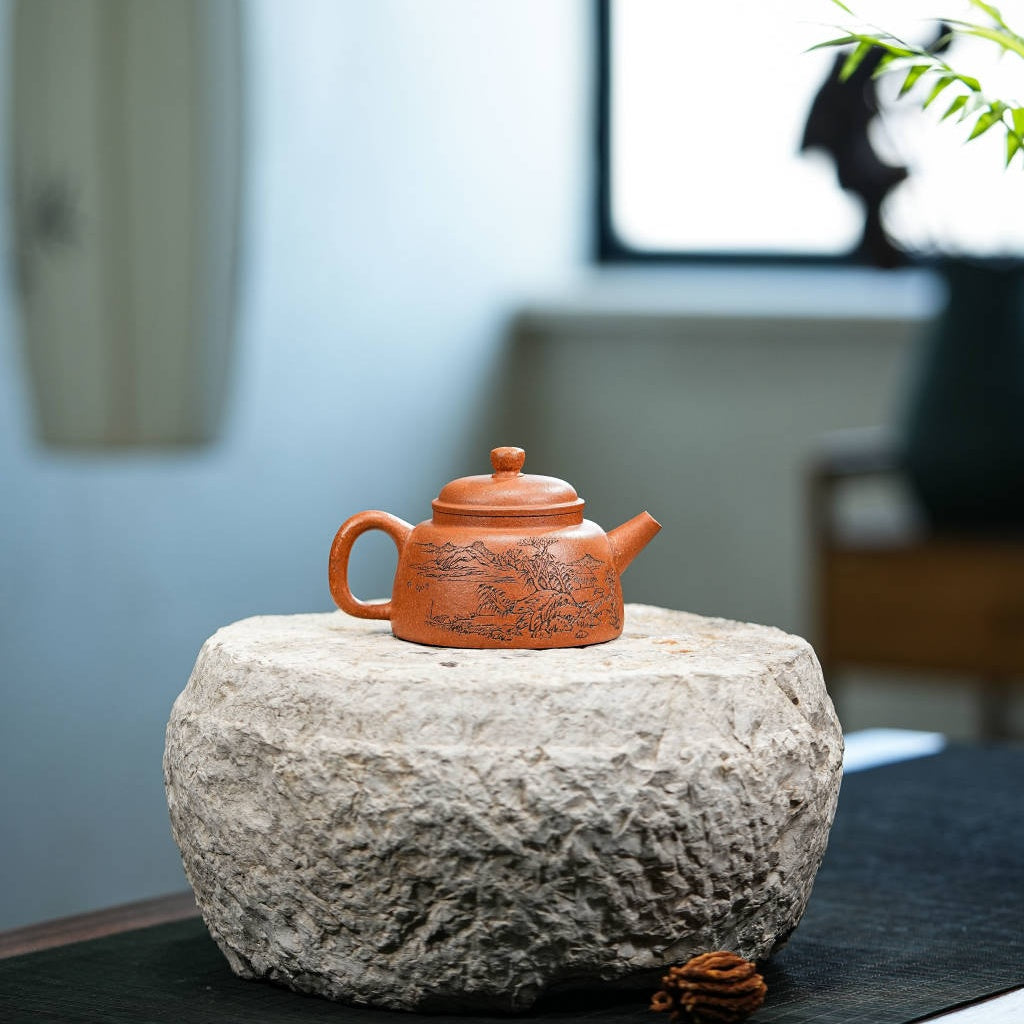 De Zhong 110cc - Yixing Handmade Teapot 江苏宜兴