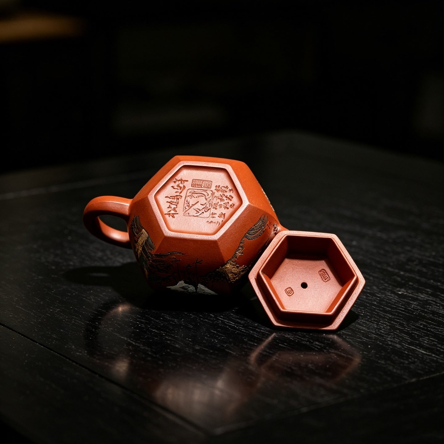 Liu Fang Xi Shi 220cc - Yixing Handmade Teapot 江苏宜兴