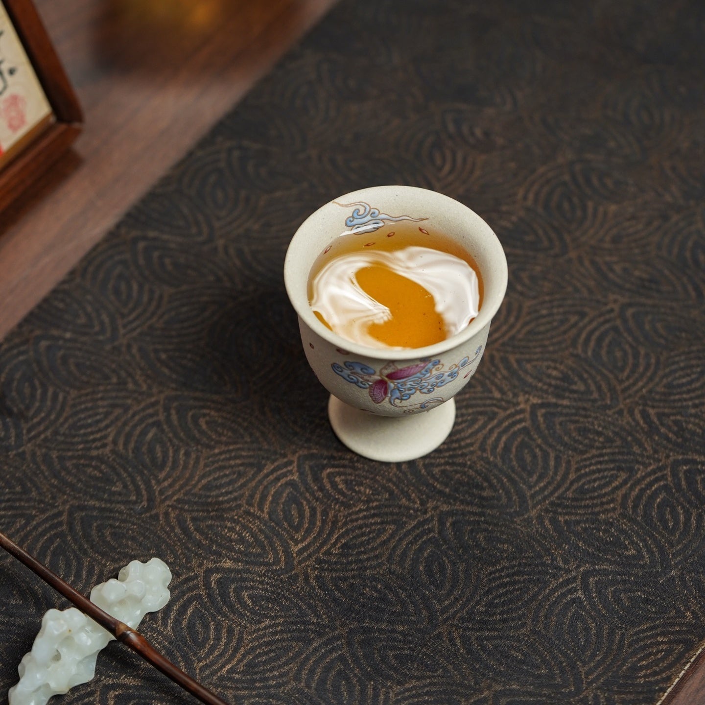 Die Lian Hua 90cc - Yixing Handmade Teacup 江苏宜兴