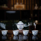Wu Cai Hua Hui 110cc - Jing De Zhen Porcelain Gaiwan - zycs_China