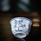 Wu Cai Hua Hui 110cc - Jing De Zhen Porcelain Gaiwan - zycs_China