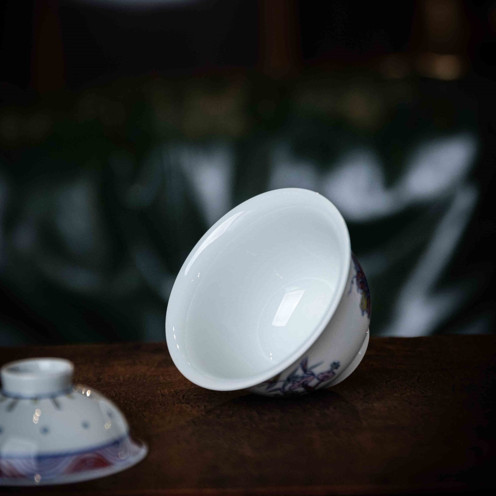 Wu Cai Hua Hui 110cc - Jing De Zhen Porcelain Gaiwan - zycs_China