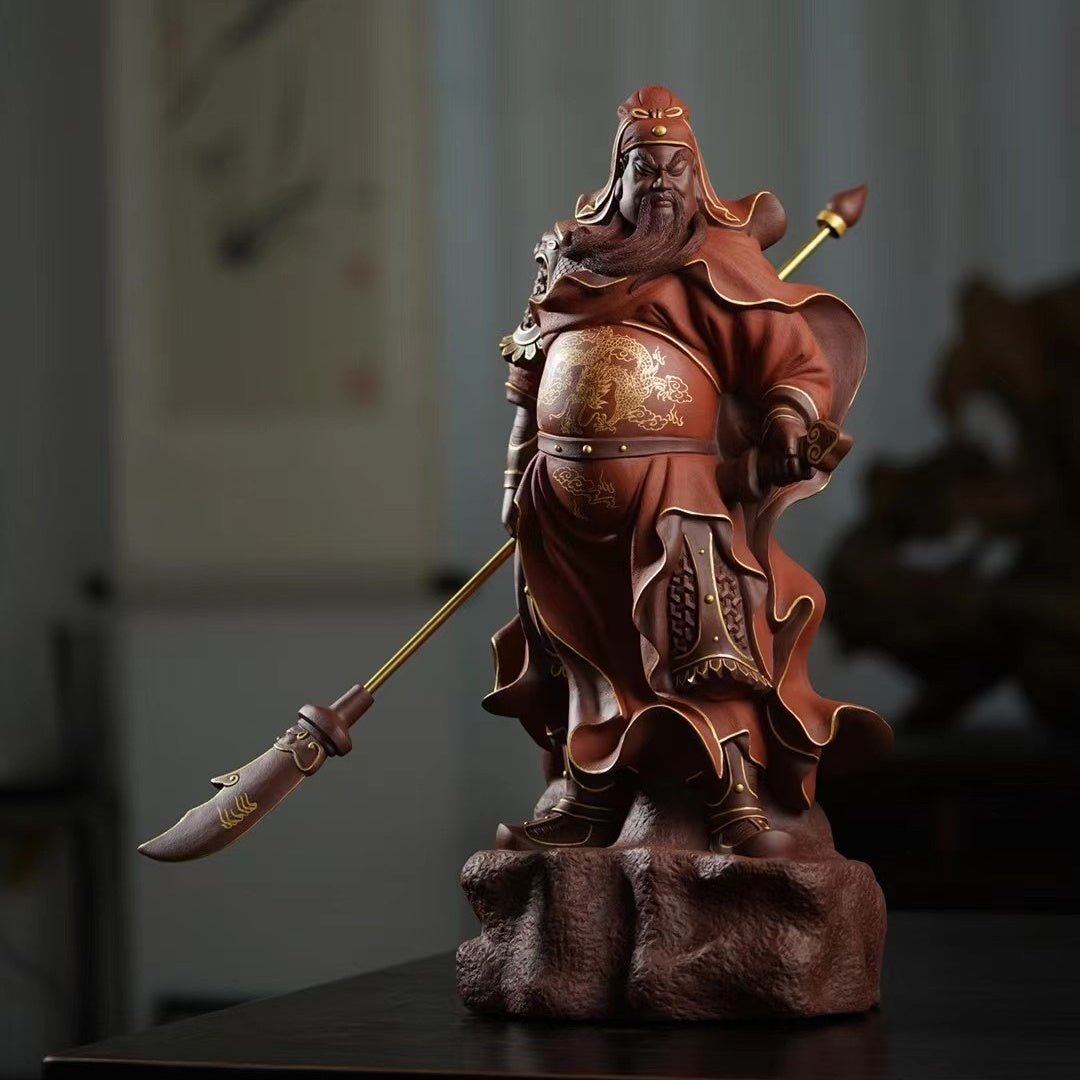 Wu Cai Shen - Zisha Sculpture - zycs_China
