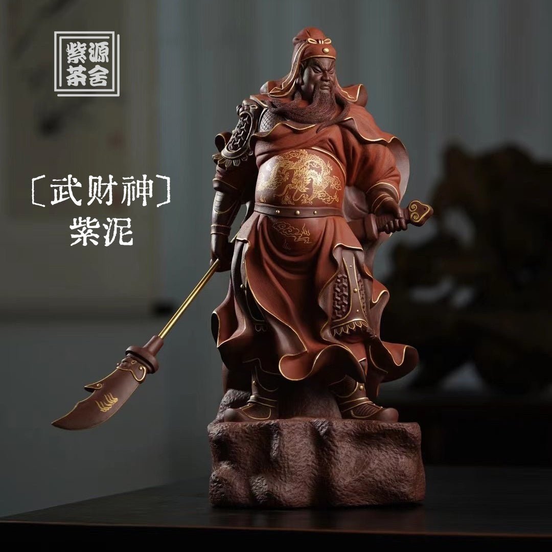 Wu Cai Shen - Zisha Sculpture - zycs_China