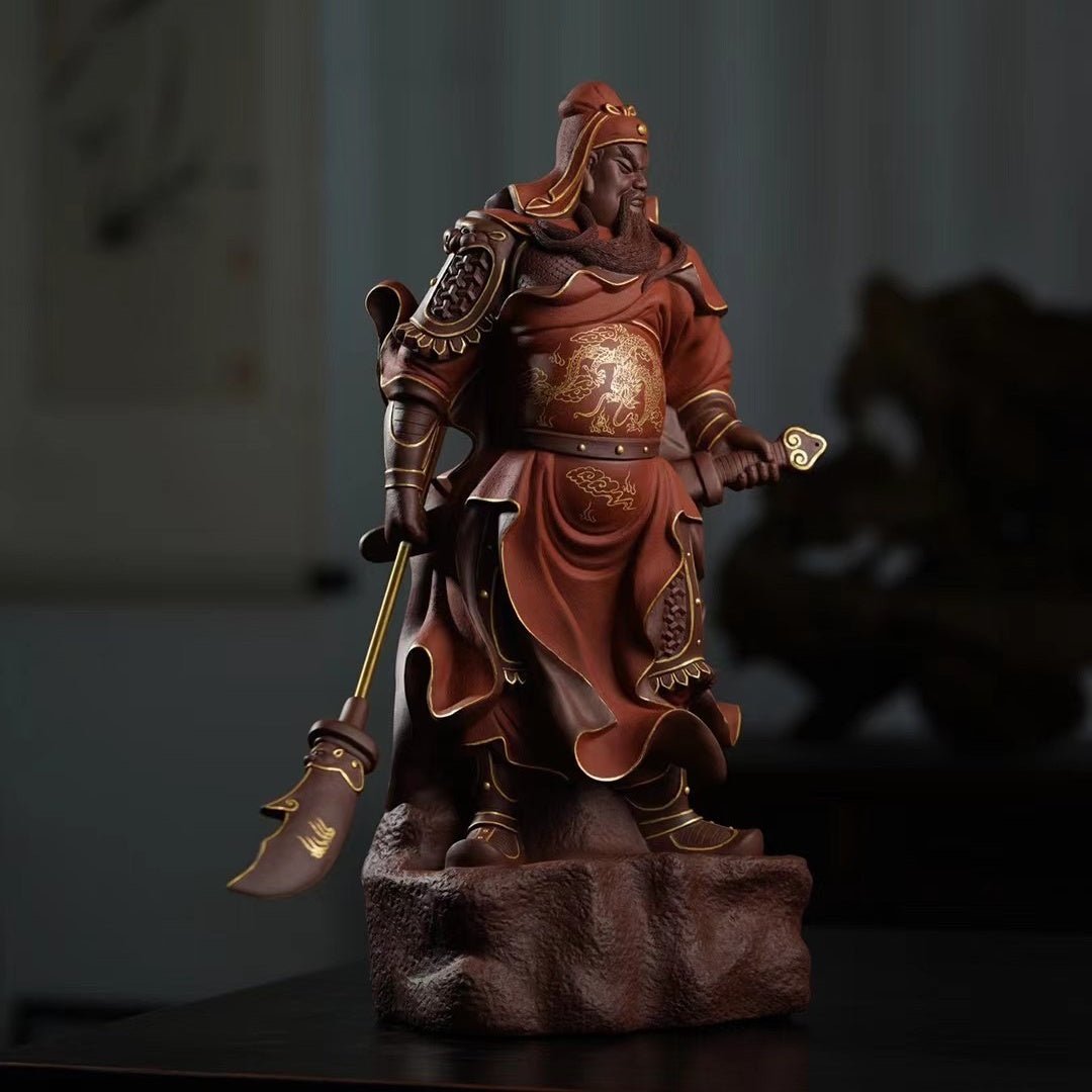 Wu Cai Shen - Zisha Sculpture - zycs_China